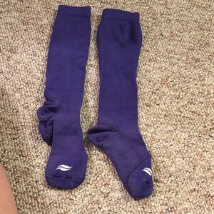Purple Softball Socks
